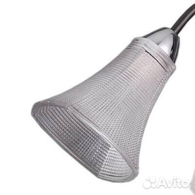 Светильник настольный металлический и стеклянный