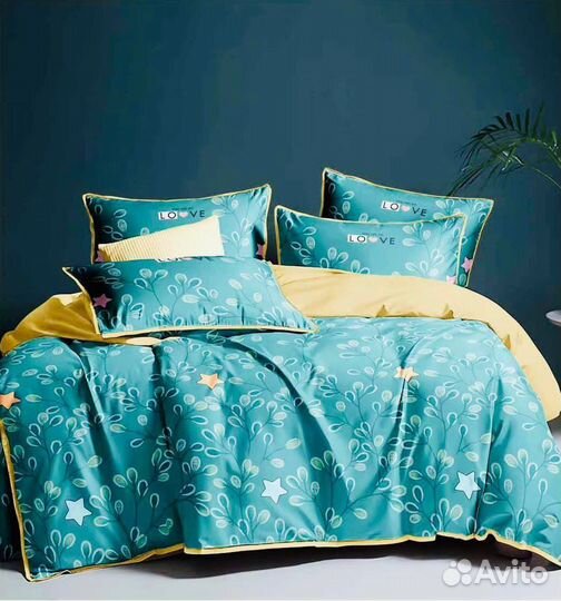 Постельное белье семейное сатин