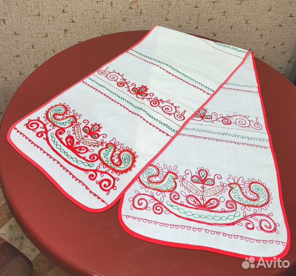 Рушники вышитые лен СССР новые