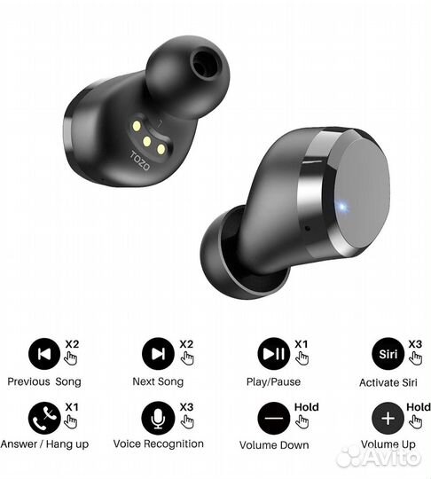 Tozo T12 беспроводные наушники