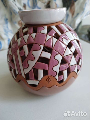 Глиняная арома лампа, авторская работа