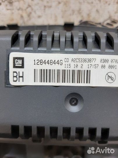 Дисплей Chevrolet Cruze седан F16D3 2010