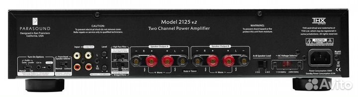 Усилитель мощности Parasound Model 2125 v.2 black