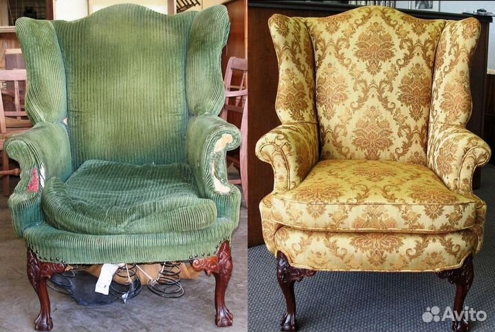 Ремонт кожаных диванов