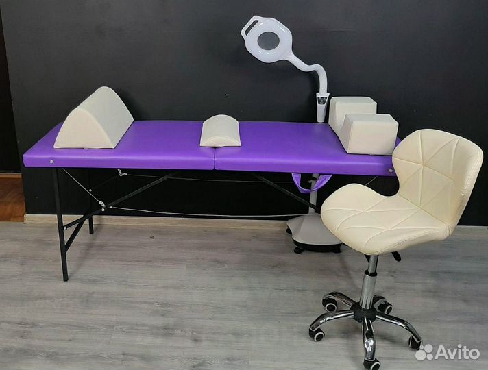 Кушетка для наращивания тележка стул лампа