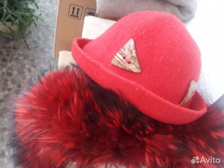 Шляпа женская шерстяная