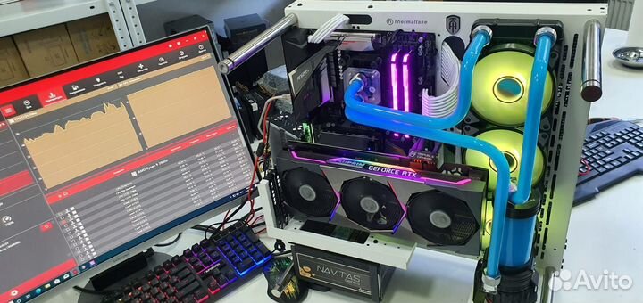 Игровой пк Core i3 10100F +SSD + 16Gb + RX 580 8Gb