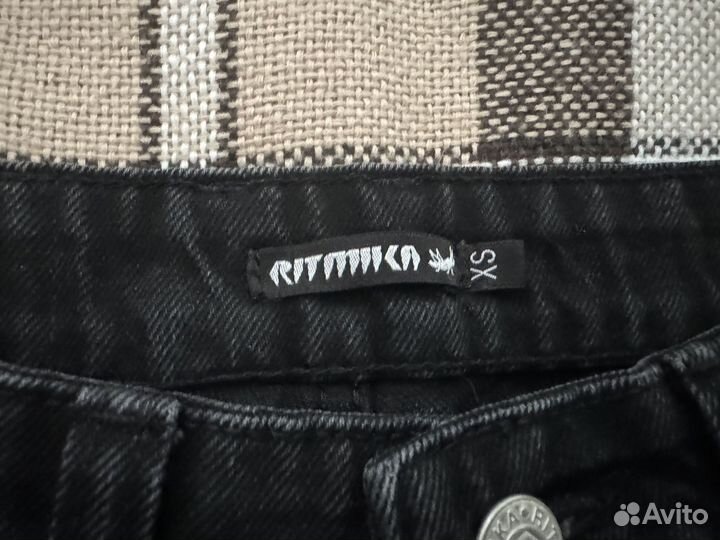 Джинсы ritmika wide jeans черный