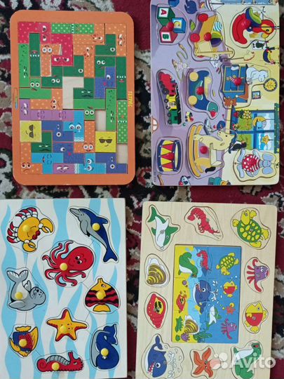 Деревянные пазлы