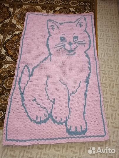 Вязанный плед детский под заказ