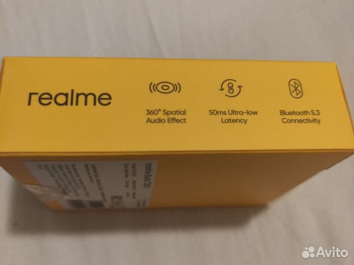 Наушники realme buds t300 ANC новые белые