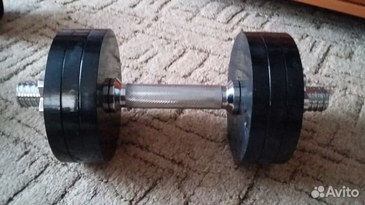 Продам гантели 2 шт вес одной гантели 16кг