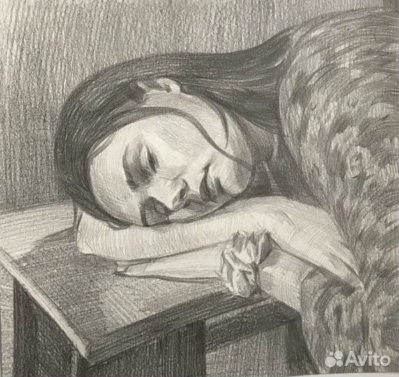 Портреты карандашом, мягкими материалами