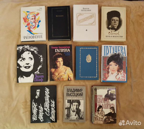 Книги биографии/автобиографии людей искусства