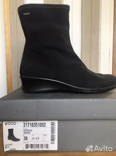 Полусапоги, ботинки ecco 39