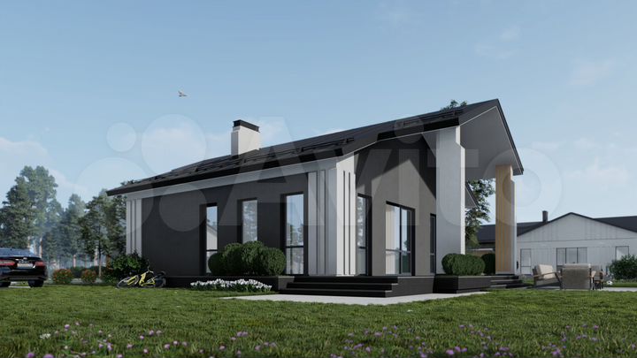 Коттедж 99 м² на участке 7,5 сот.