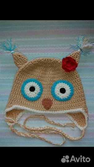 Шапочки вязаные демисезонные