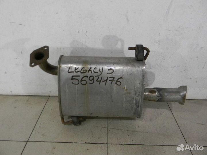 Задняя банка глушителя