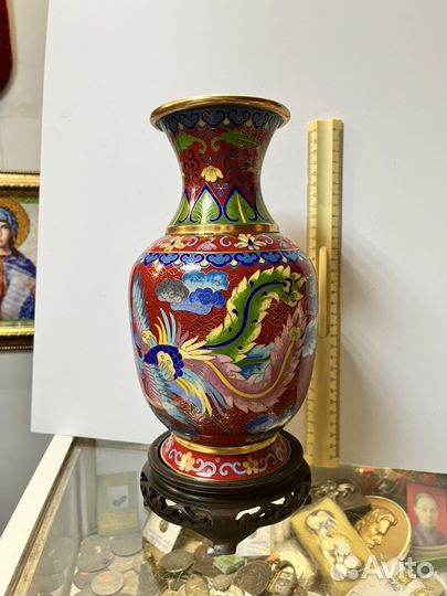 Ваза клуазоне