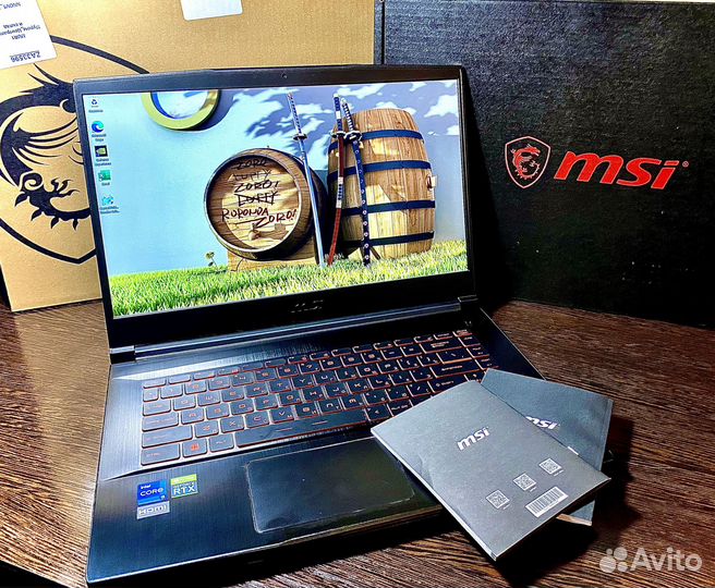 Новый MSI GF63 with RTX 3050Ti на ганти
