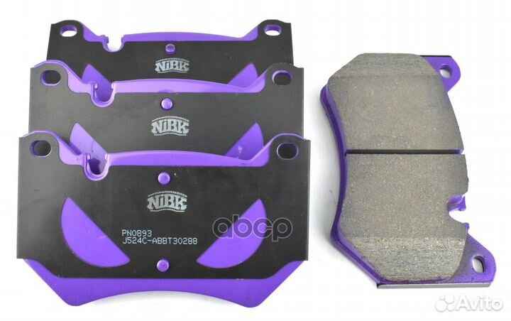 Колодки тормозные PN0893 NiBK