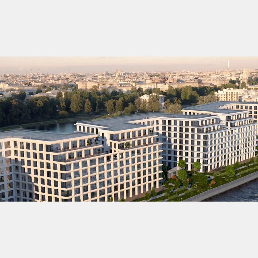1-к. апартаменты, 43,7 м², 6/8 эт.