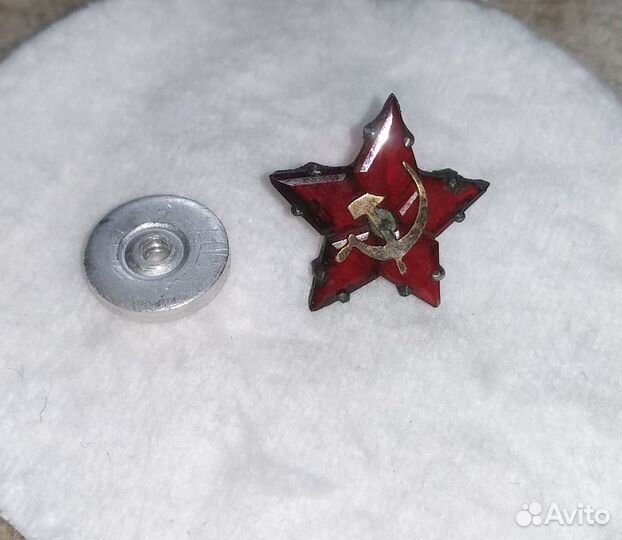 Знак СССР рубиновая звезда ркка