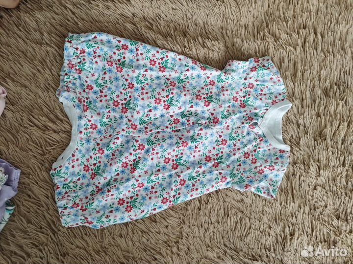 Вещи пакетом на девочку 68-80