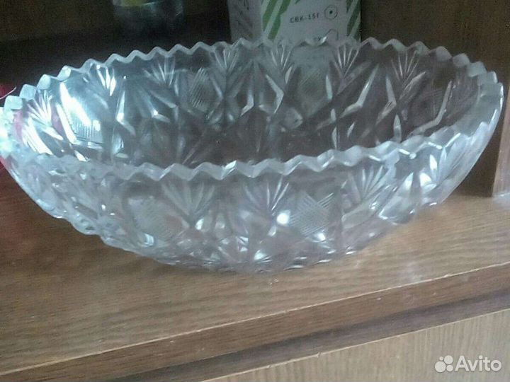 Конфетница СССР хрусталь