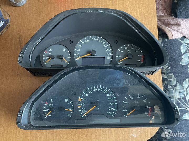 Щиток приборов w210 рест дорест