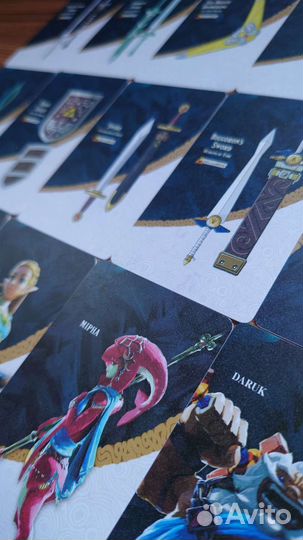 Amiibo карточки для Zelda Tears Of The Kingdom