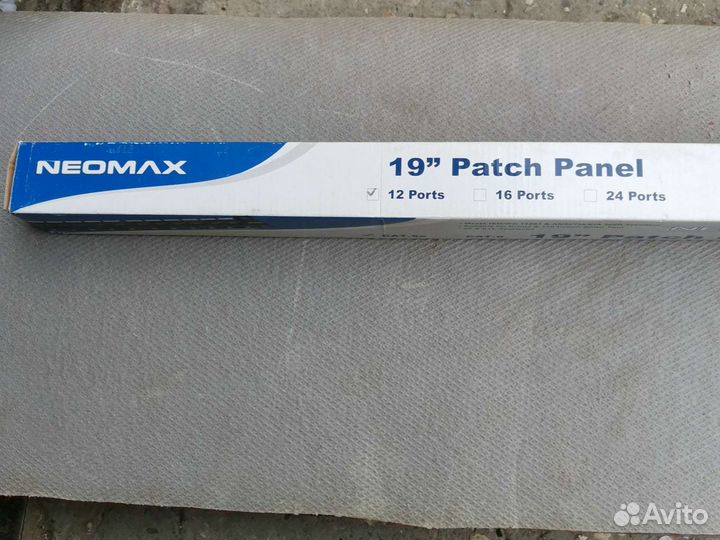 Патч-панель Neomax 12 портов 19