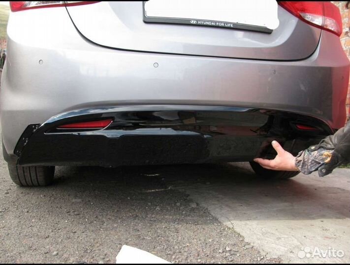 Задний обвес на Hyndai Avanta новый, оригинал