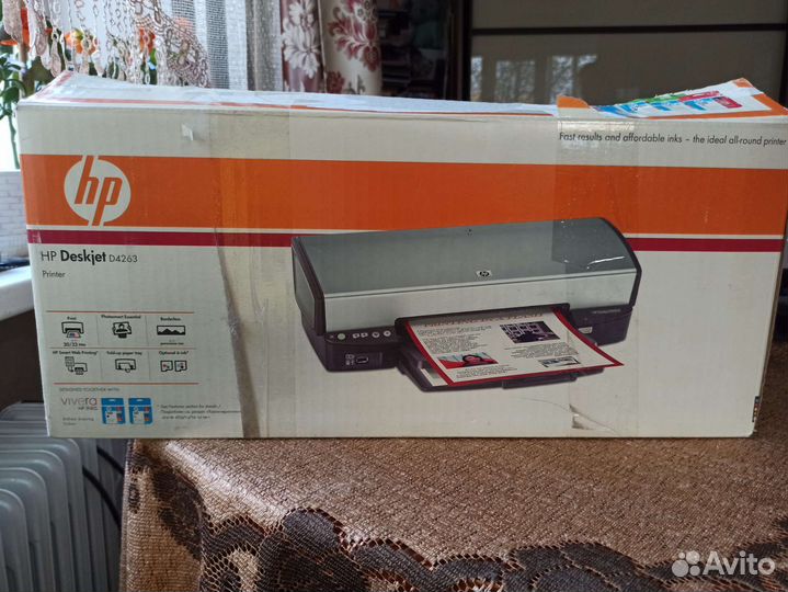 Принтер струйный цветной hp deskjet d4263