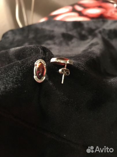 Серьги серебро