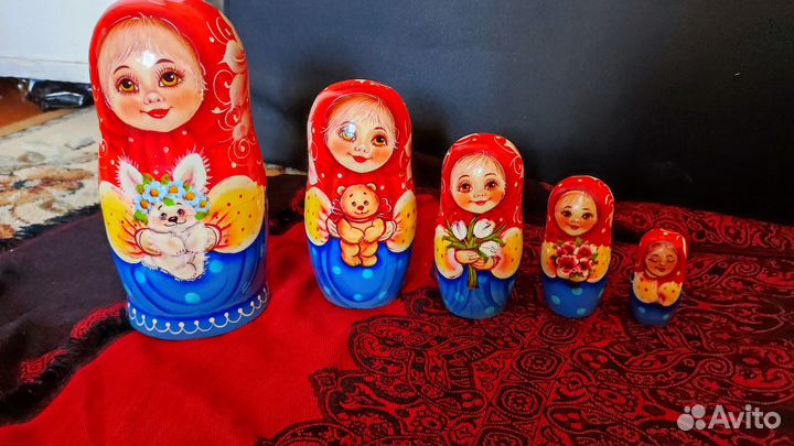 Матрёшки пятикукольные