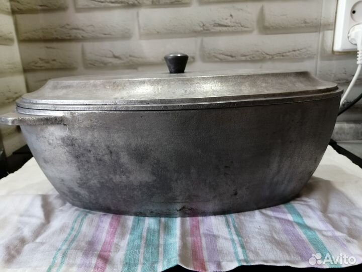 Утятница жаровня СССР алюминиевая