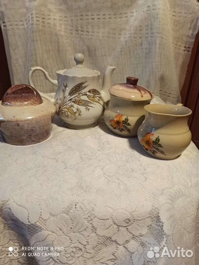 Кувшины Кунгур, графин хайта СССР и кофейник