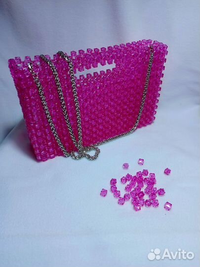 Сумка ручная работа из бусин