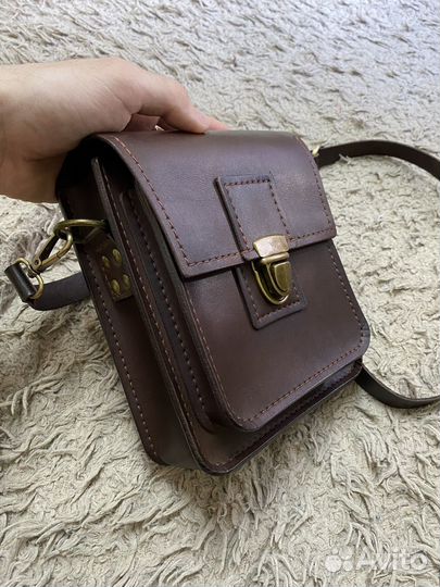 Сумка мужская из натуральной кожи