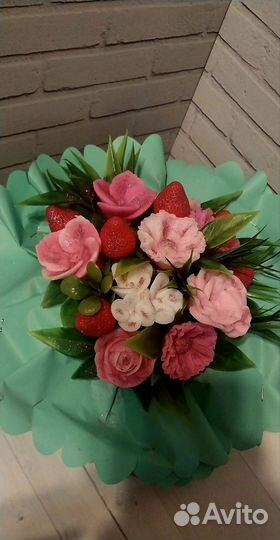 Букет из мыла ручной работы