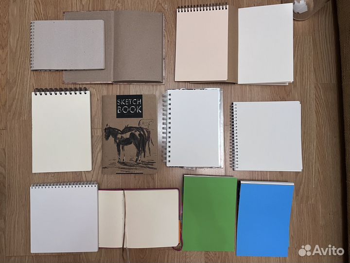 Артбуки, скетчбуки, блокноты