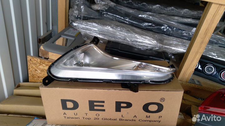 Противотуманная фара Hyundai solaris 2014-2017