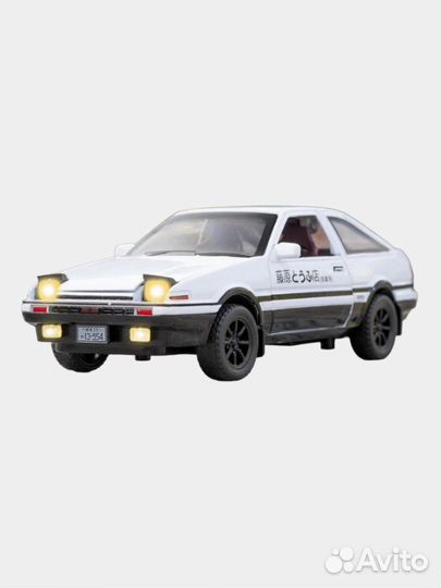 Металлическая модель машины Toyota Trueno AE86