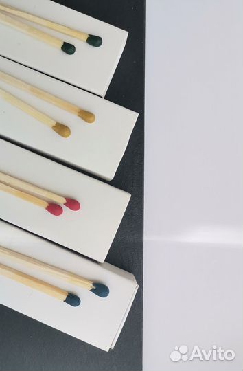 Спички для свечей длинные цветные