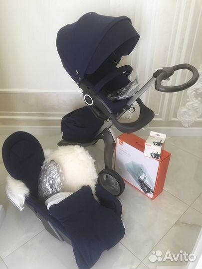 Коляска Stokke Xplory V4 2 в 1 + аксессуары