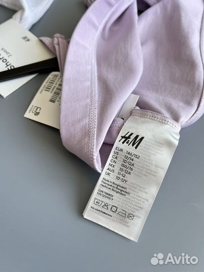 Топы бра H&M (134/140,146/152,158/164) хлопок