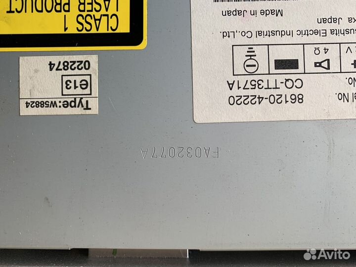 Мультимедийная система штатная для тоета рав 4