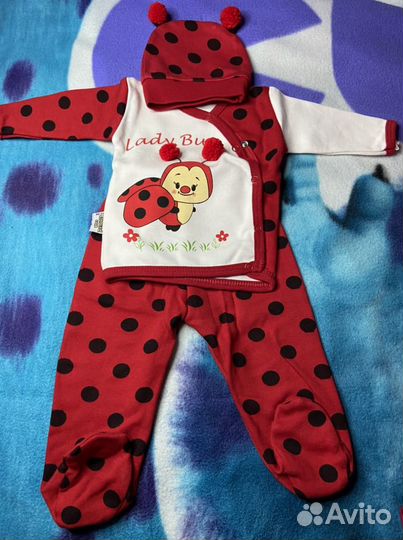 Костюм детский божья коровка 3 месяца