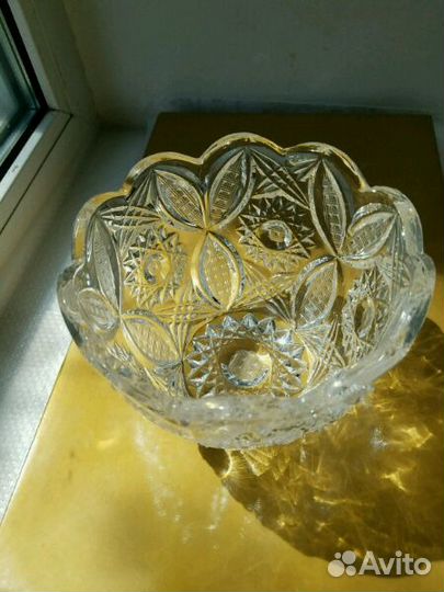 Ваза посуда хрустальная салатница конфетница